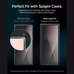 Spigen Glas.tR EZ Fit Pro HD Privacy privatumo grūdintas stiklas, 2 vnt., skirtas Samsung Galaxy Z Fold 7 / 8 Ultra