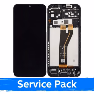 Samsung Galaxy A14 5G (A146B) LCD display with frame, Black (Service Pack)