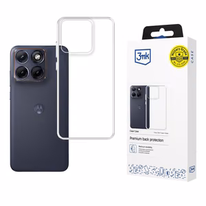 3mk Clear Case dėklas, skirtas Motorola Edge 70 Fusion, skaidrus