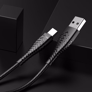 Кабель USB A к Typ C VEGER 2,4A V104 1,2 м черный