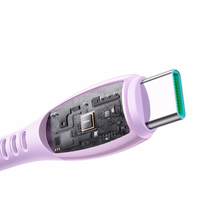 Joyroom S-A59 Vibrant Series 3A кабель USB-A — USB-C 1.2м фиолетовый
