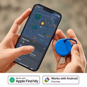 Chipolo POP – Bluetooth sekiklis su keičiama baterija iOS & Android, mėlynas