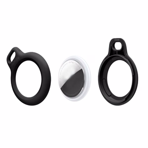 Чехол Tech-Protect Rough 2 шт. для Apple AirTag - чёрный