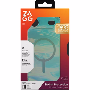 ZAGG dėklas MILAN SNAP, suderinamas su MagSafe, skirtas IPHONE 17 Air, alyvos atspalvio