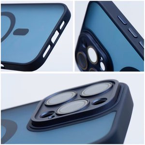 Variete Mag dangtelis tamsiai mėlynas suderinamas su MagSafe skirtas Xiaomi Redmi Note 15 4G / 5G