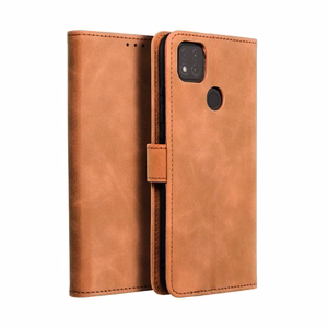 Чехол-книжка Xiaomi Redmi 9C / 9C NFC Tender Book коричневый