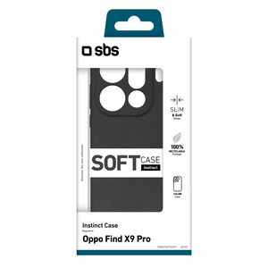 SBS Instinct Case for Oppo Find X9 Pro - Black