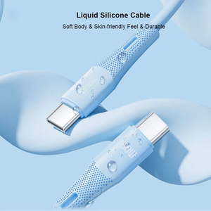 T-PHOX КАБЕЛЬ GENTLE USB-C/USB-C 60W ЧЕРНЫЙ