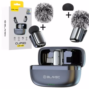 Blavec Lavalier микрофоны x 2 MK-03 ClipGo Type C (LMMK03-S) серебряный