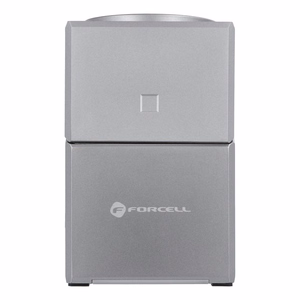 Belaidis įkroviklis Forcell F-Energy 3in1 Rotation Cube Qi2 suderinamas su MagSafe (F-06) sidabrinis