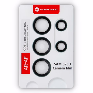 Tempered Glass Camera Lens for Samsung S23 ULTRA Forcell Premium green