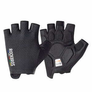 Rockbros TLS004 ROAD TO SKY Short Shock Absorbing Cycling Gloves L - Black