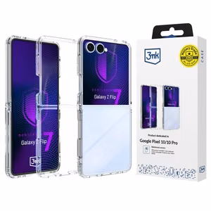 3mk Armor dėklas telefonui Samsung Galaxy Z Flip 7 - permatomas