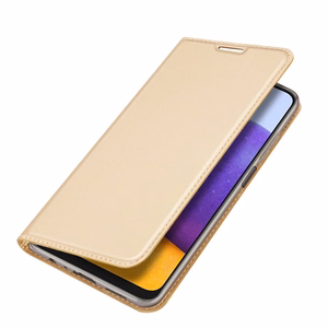 Dux Ducis Skin Pro чехол-книжка для Samsung Galaxy A22 4G золотой