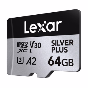 Karta pamięci Lexar High-Performance Silver Plus microSDXC 64GB + adapter