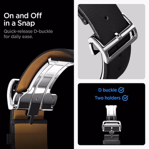 Spigen Enzo ремешок для Samsung Galaxy Watch 40/44/46 mm — черный