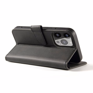 Magnet Case чехол для Google Pixel 7 с флип-кошельком и подставкой чёрный