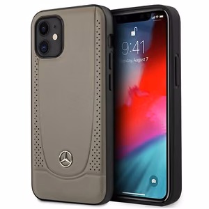 Mercedes Urban Line Case for iPhone 12 mini - Brown