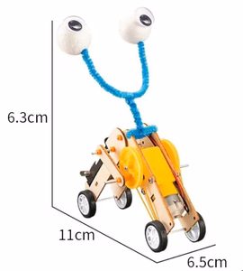 Wooden Assembly Advanced Science Lab Kit, 5in1 STEM Educational Toys