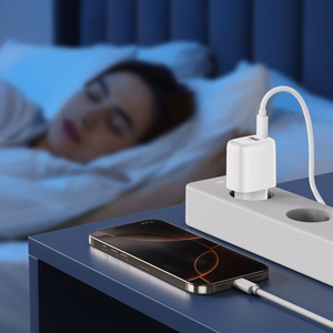 Tech-Protect NCA20 PD 20W QC3.0 USB-A / USB-C sieninis įkroviklis - baltas