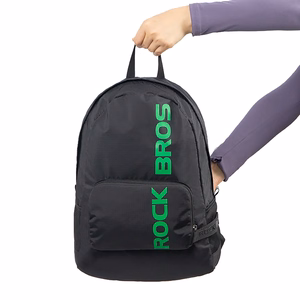 Rockbros H10-BK sports foldable backpack 18 l - black
