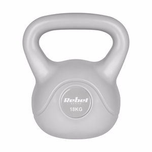 REBEL ACTIVE Kettlebell bituminous gray 18 kg