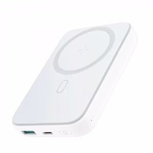 Išorinė baterija POWER BANK Joyroom (JR-W020) 10000mAh su belaidžiu įkrovikliu (Magsafe 20W) balta