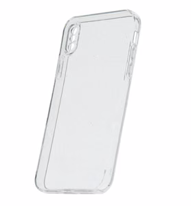 Shine dėklas telefonui iPhone X / XS skaidrus
