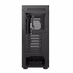 Darkflash DK431 stiklinis kompiuterio korpusas (juodas) + 4 RGB ventiliatoriai
