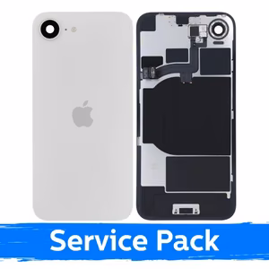 Galinis dangtelis skirtas Apple iPhone 16e / White / (Service Pack)