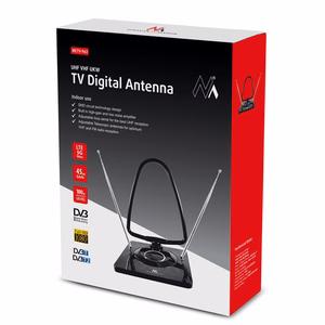 Kambarinė DVB-T/T2 H.265 HEVC antena MCTV-963 su stiprintuvu, FM radijas