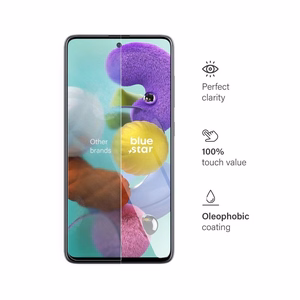 Закалённое стекло для Samsung Galaxy A71 Blue Star