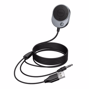 Bluetooth transmiteris Hoco (E150) (bluetooth v5.3, 3,5mm AUX) juodas