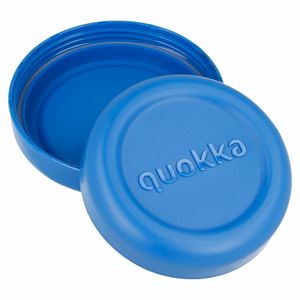 Контейнер для еды Quokka Bubble Food Jar 500 мл, узор «Синие пионы»