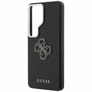 Guess чехол Grained Big 4G Metal Logo для Samsung Galaxy S26 Ultra чёрный