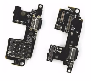 Шлейф Xiaomi Mi 11 с разъёмом зарядки и микрофоном, контакт SIM-карты б/у ORG