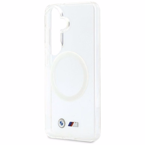 BMW IML Shockproof Metal Logo MagSafe Case for Samsung Galaxy S26 - Transparent