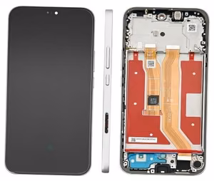 LCD ekranas, skirtas Huawei Honor 400 Lite, su jutikliniu ekranu ir rėmeliu, Velvet Grey, originalus (service pack)