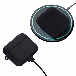 3mk Силиконовый чехол для AirPods Pro 3 - чёрный