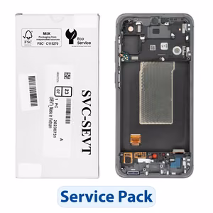 ServicePack LCD Ekranas SAMSUNG A56 5G A566B - grafitas GH82-36829A