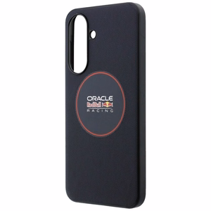 Red Bull dėklas Samsung A37 (Meshed PU Red Ring & Metal Buttons) tamsiai mėlynas