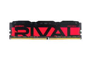 DDR4 2x32GB rinkinys UDIMM goodram RIVAL švytinti raudona