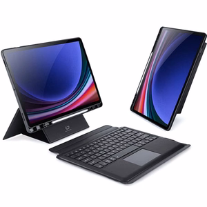 Dėklas su klaviatūra Dux Ducis DK Samsung X820 Tab S10 Plus/X810/816 Tab S9 Plus/X610/X616 Tab S9 FE Plus juodas