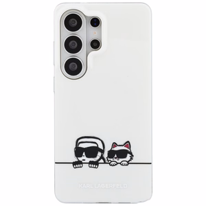 Karl Lagerfeld чехол IML Peekaboo Karl&Choupette MagSafe Samsung Galaxy S26 Ultra прозрачный