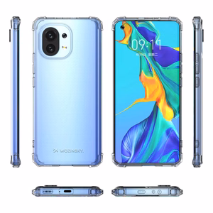 Wozinsky Anti Shock patvarus dėklas su karinės klasės apsauga Xiaomi Mi 11, skaidrus