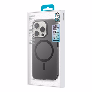 Benks magnetinis Lucid Armor dėklas (B065) Iphone 16 Pro telefonui juodas (su kameros valdymo mygtuku)