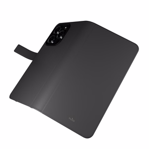 Puro Wallet Magnetinis nuimamas 2in1 PU odinis dėklas su atvartu ir pinigine telefonui iPhone 16 Pro - juodas