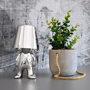 Naktinė lempa Silver Man dizainas A