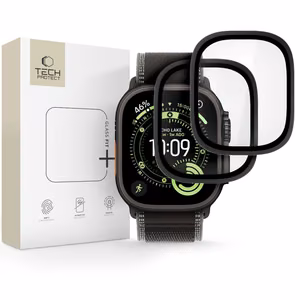 Tech-Protect 2-pack tempered glass for Apple Watch Ultra 49mm - black