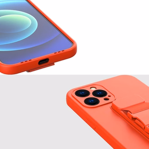 Virvelinis dėklas Gelinis dėklas su grandinės virvele Xiaomi Redmi Note 10 5G / Poco M3 Pro raudonas